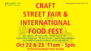 Tenafly Craft St Fair and International Food Fest Header